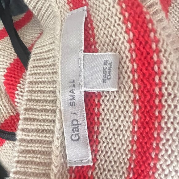 Gap Stripe Short Sleeve Sweater sz Small - Picture 4 of 5